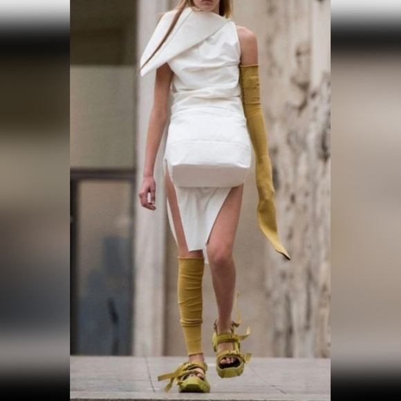 Rick Owens $580 sleeve and holster set in mustard / acid - Picture 6 of 6